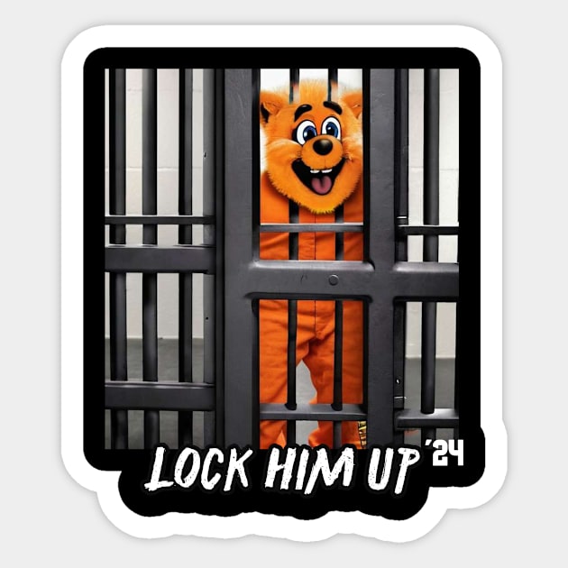 Lock him Up 2024 Sticker by penehoff